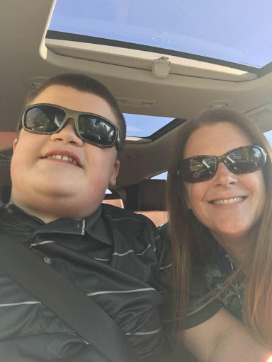 A family driving car A family driving car